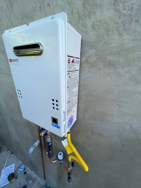 Tankless water heater installation for Chesapeake Terrace homes