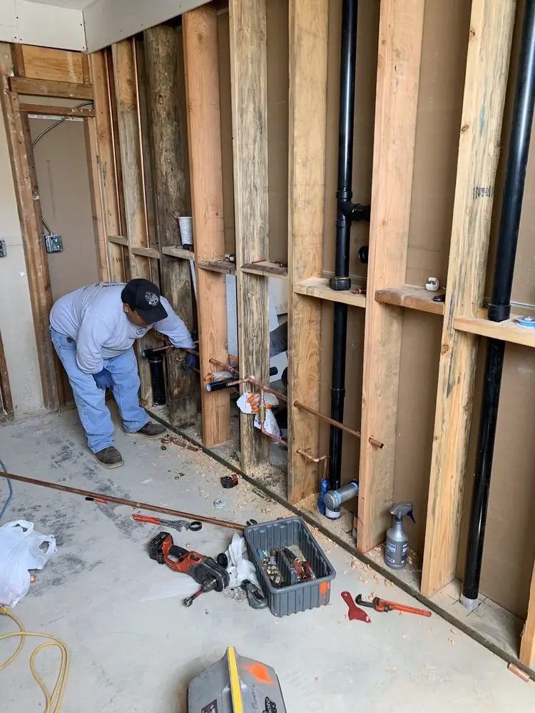 Commercial rough-in plumbing for Trenchless Sewer Repair in Chesapeake Terrace
